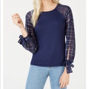 Maison Jules Long Sleeve Blouse